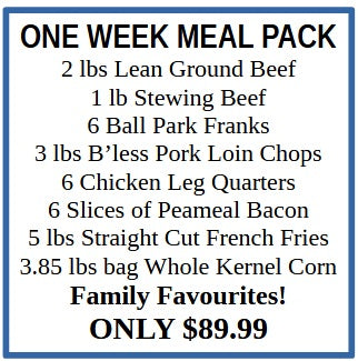 One Week Meal Pack